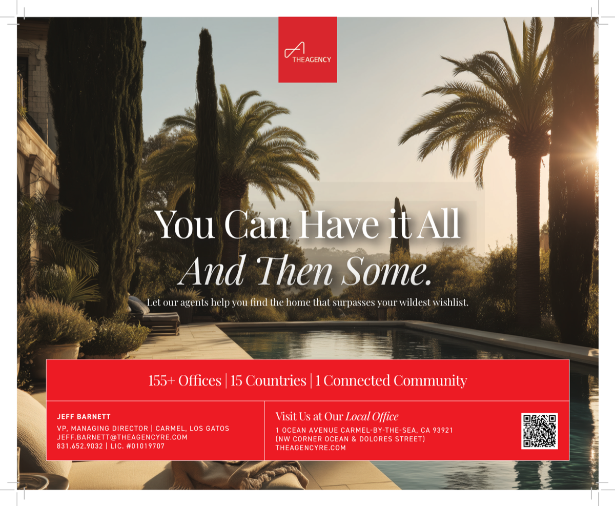 The Agency Carmel Pine Cone Ad