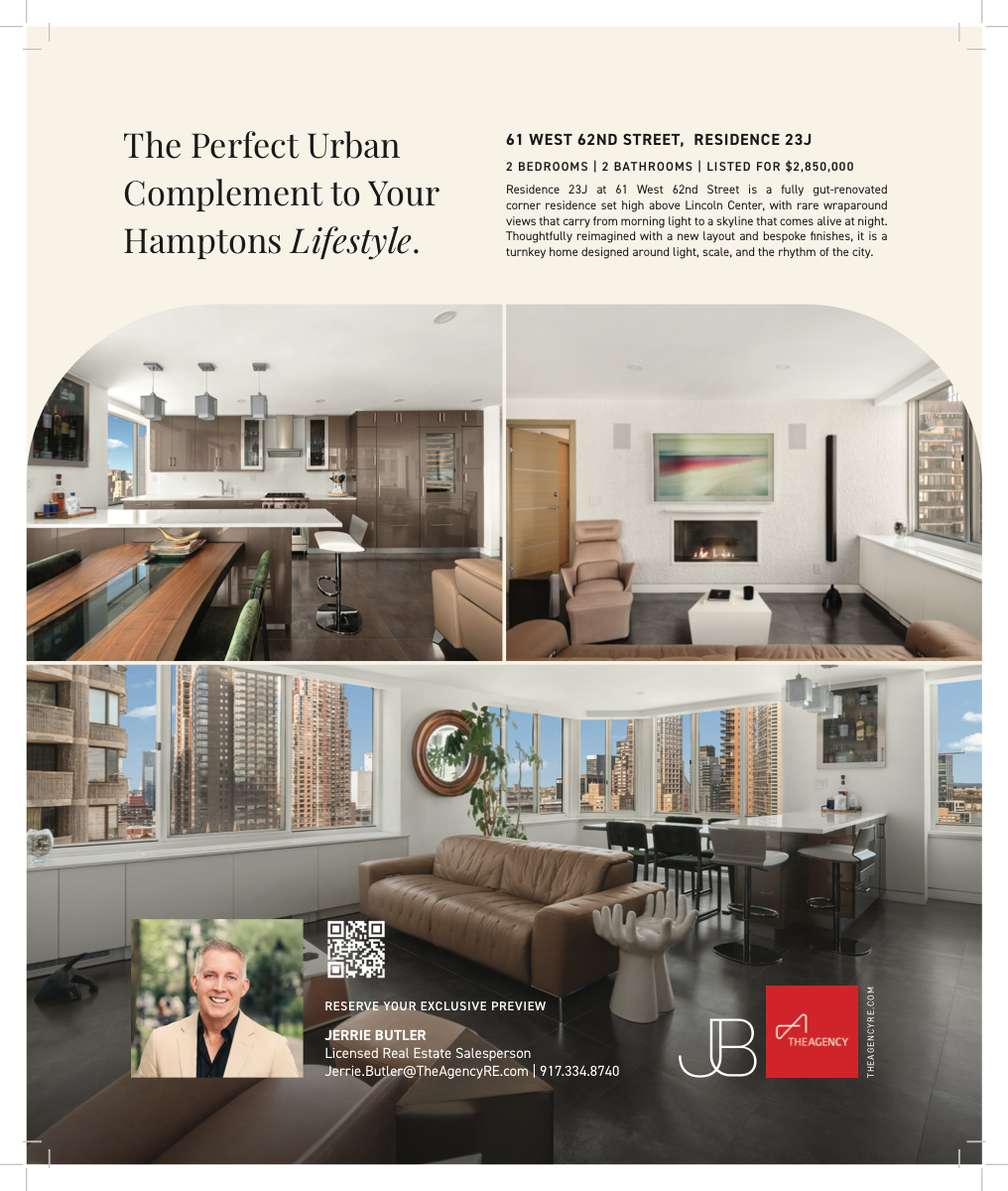 61 West 62nd Street NYC Print Ad